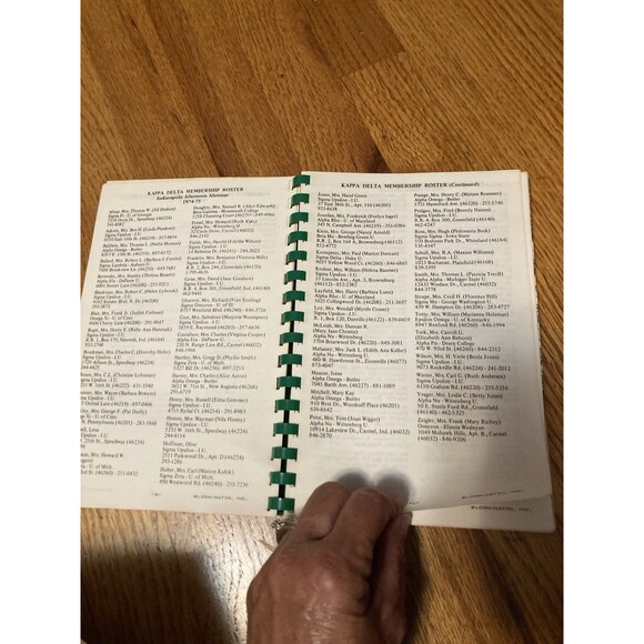 1975 Sigma Upsilon Kappa Delta Bloomington India A Recipe Cookbook Vintage - Picture 6 of 13